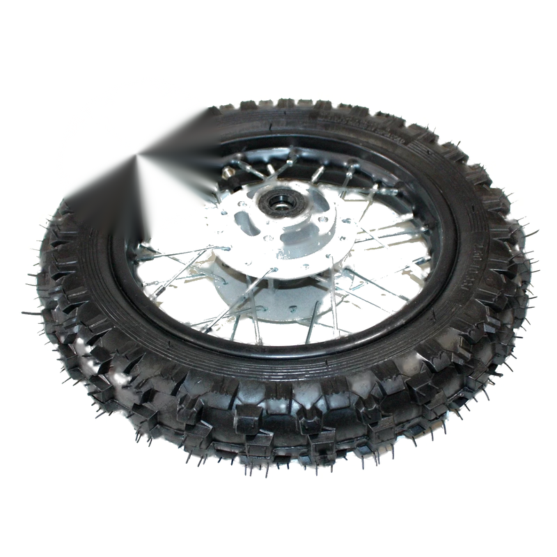 PIT PRO Trail Dirt Bike 10" Front Disc Brake Wheel Rim + Tire