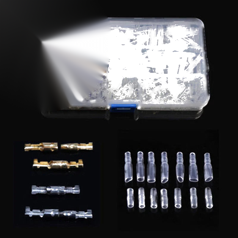 Motorcycle 400PCS 3.9mm Brass Bullet Connectors Male & Female Terminals