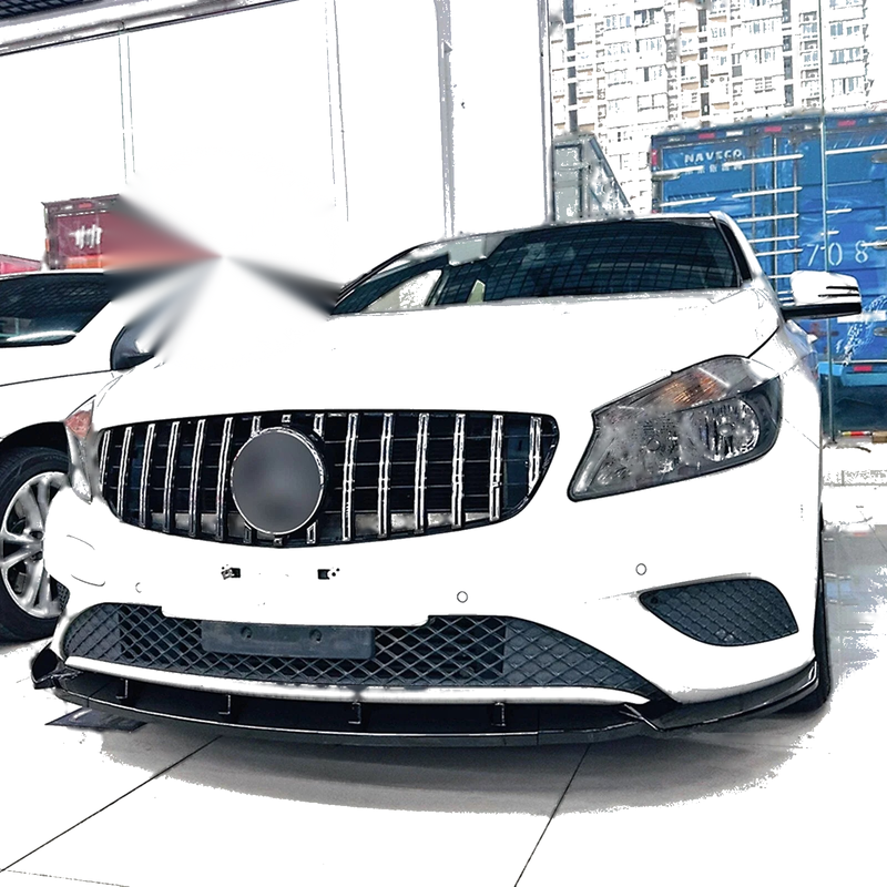 Benz W176 Front Bumper Spoiler Lip Splitter (2013-2015)
