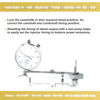 Toyota VE Fuel Pump Injection Timing Tool w/ Dial Indicator