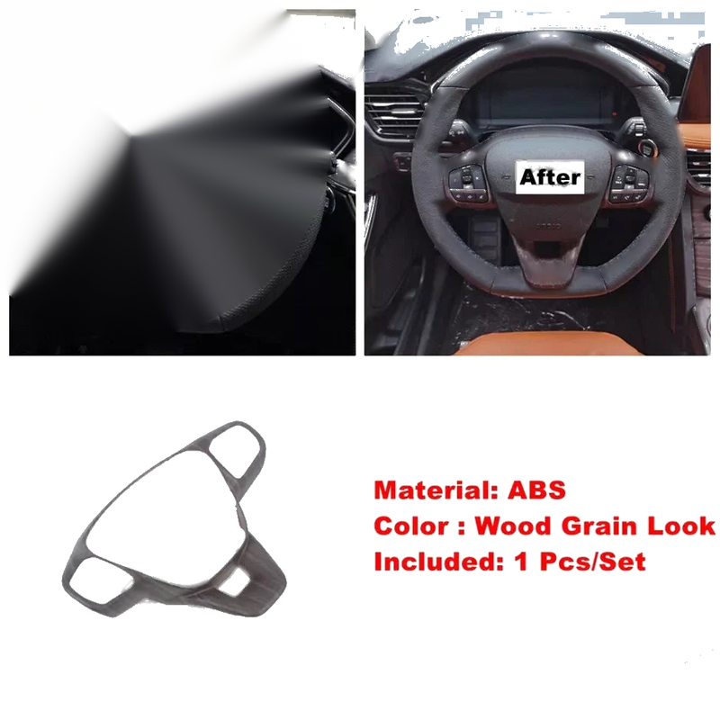 Ford Escape Kuga Wood Grain Gear Shift Panel Trim (2020–2024)