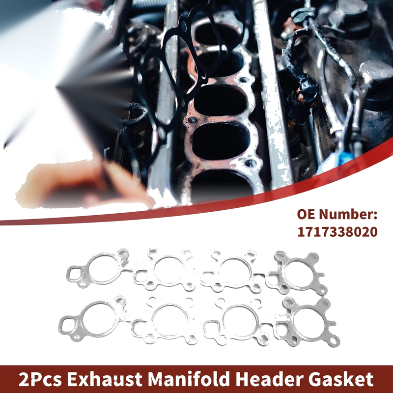 Toyota Land Cruiser 2 x Exhaust Manifold Header Gasket (2008–2021)