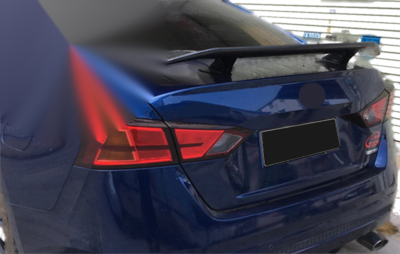 Mazda 3 Sedan Carbon Fiber Rear Trunk Wing Spoiler (2014-2019)