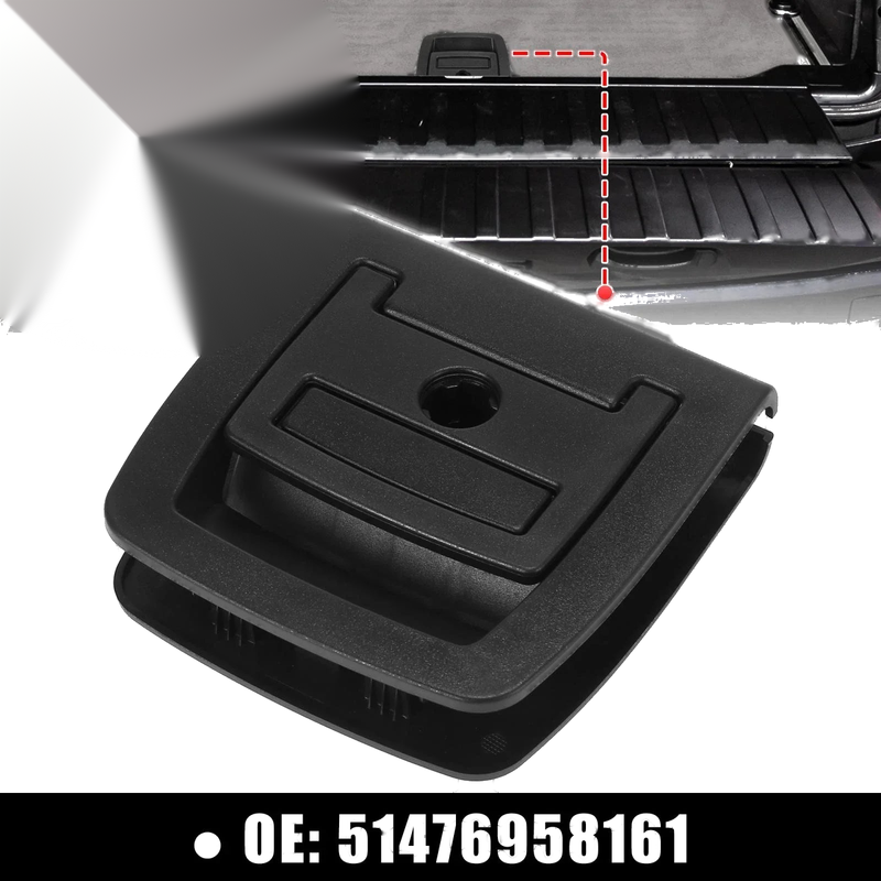 BMW X5 X6 Black Rear Trunk Mat Handle (2006-2013)