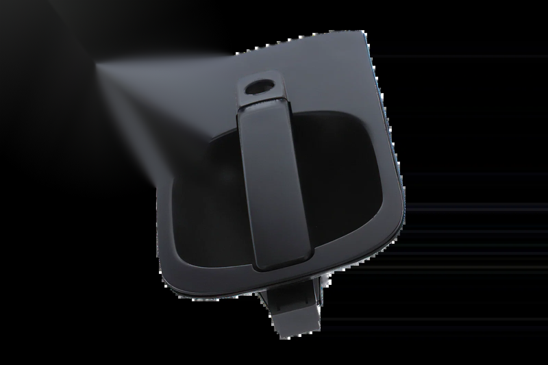 HYUNDAI iLoad / iMax Front Right Outer Door Handle with Keyhole - Black (2008–2024)