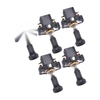 Auto 12V Vehicles 5 x 0.31" Thread Mount Push-Pull Switches