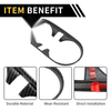 Chevy Colorado (23-24) Carbon Fiber Pattern Cup Holder Cover