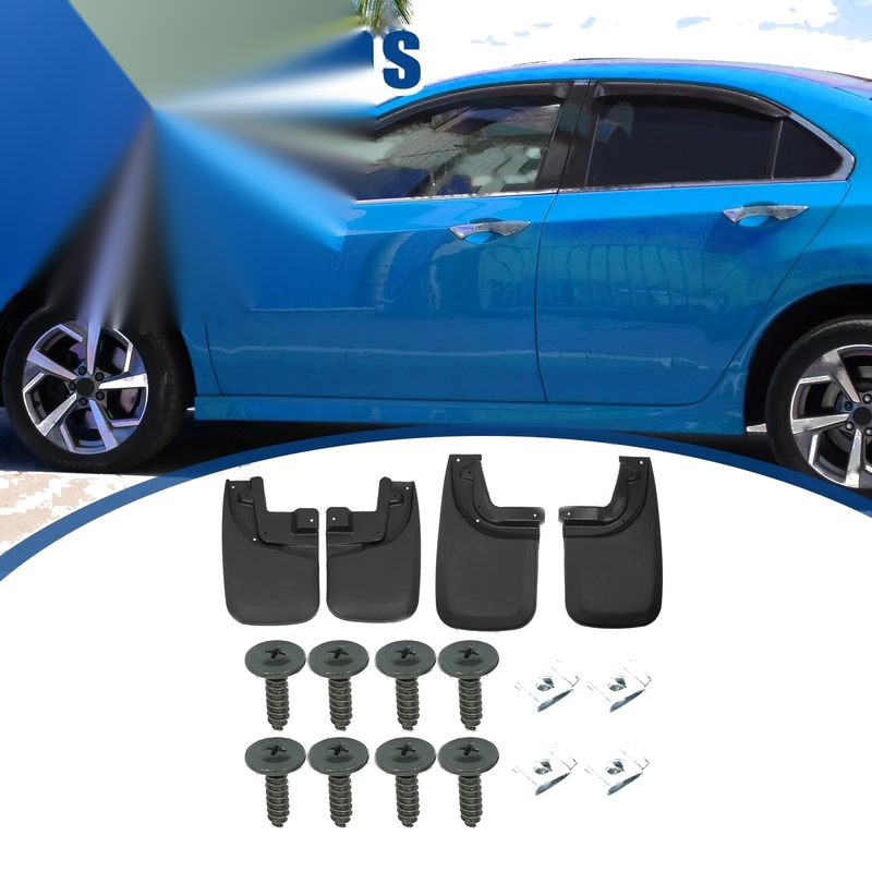 Toyota Tacoma Mud Flaps Kit Front & Rear Splash Guard (2005–2015)