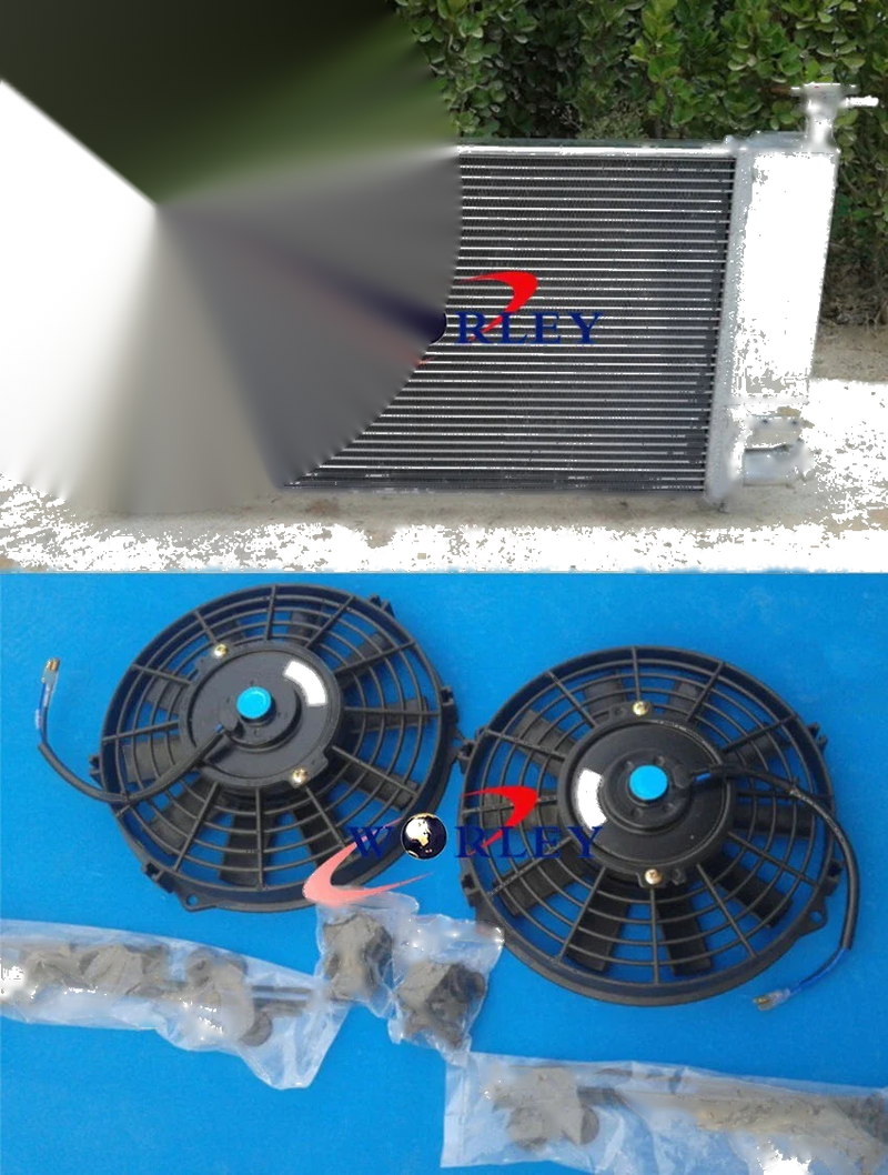 PEUGEOT 306 GTI, CITROEN XSARA, ZX HI-PERF ALUMINUM RADIATOR + FANS (1993-2002)