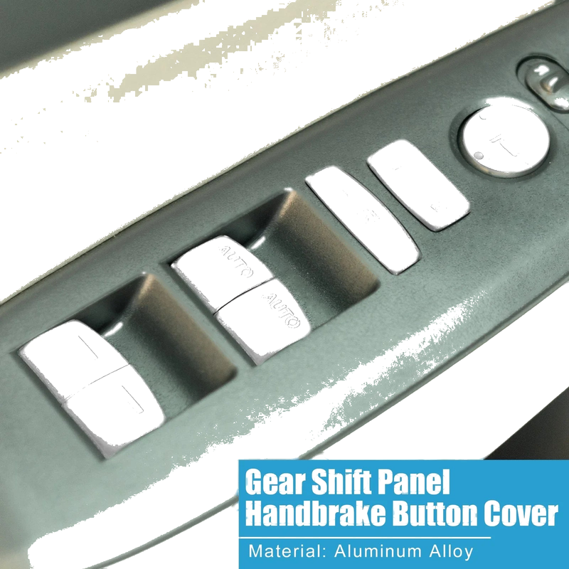 Honda Accord (2018-Present) Silver Tone 10 x Car Window Switch Button Covers