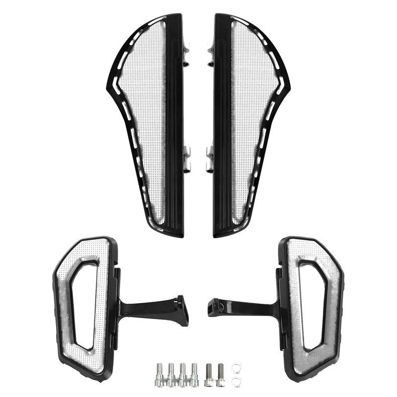Harley Road Glide Driver & Passenger Footboards Kit (2000-2025)