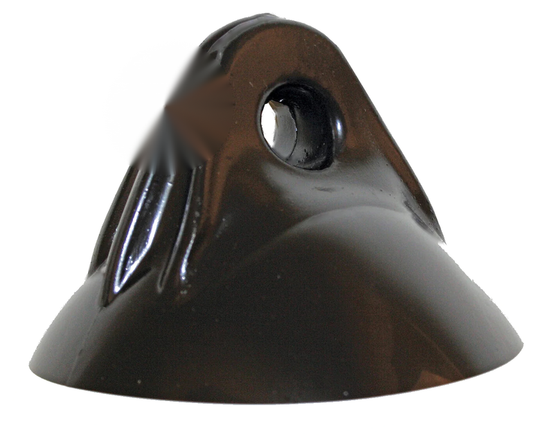Heavy Duty Boat Fender Mooring White/Black End PVC 450mm x 120mm