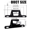 Chrome Motorcycle Boat ATV Van LED License Plate Light Bracket (Waterproof)