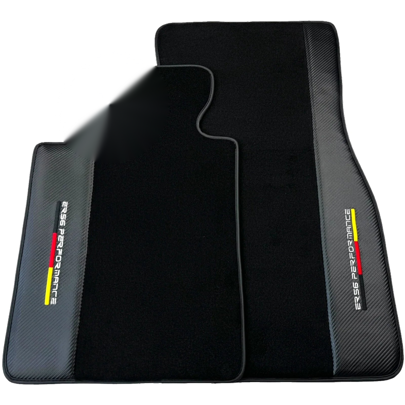 BMW X5M E70 SUV (2009-2013) with Carbon | 2 x Mats Black Floor Mats