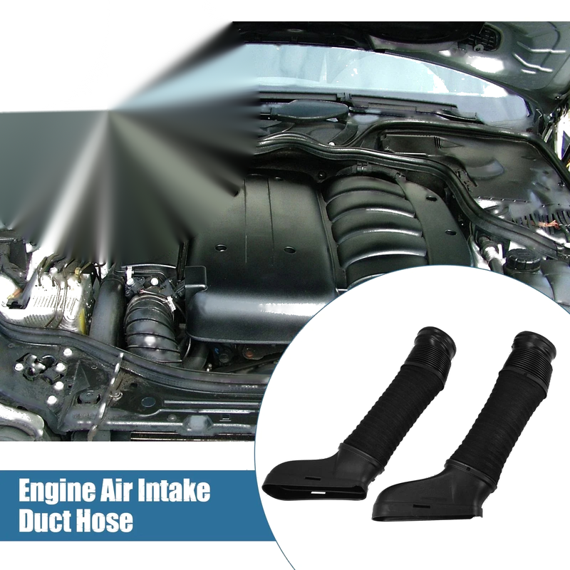 Mercedes-Benz W204 W212 2 x Air Intake Duct Hose (2010-2016)