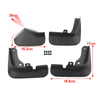 Mazda 3 Axela Hatchback 4pcs Mud Flaps Splash Guards (2014-2018)