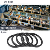 Oil Seal / 5 x 90x105x10mm / Seal Ring Rotary Shaft Seal Nitrile Rubber Black