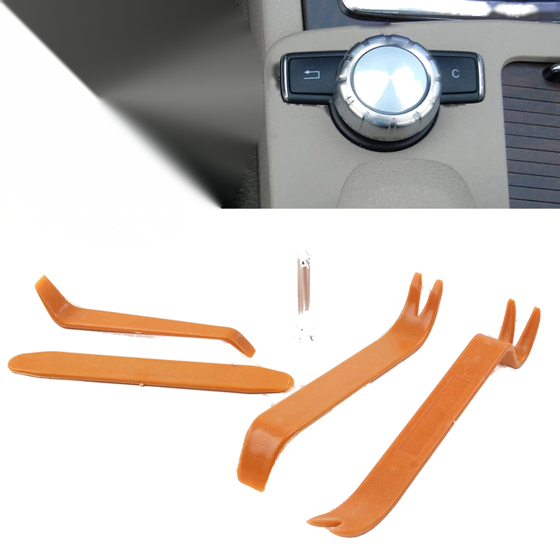 Mercedes Benz C E CLA CLS GLK Rotary Controller Knob Shaft Set (2012-2019)