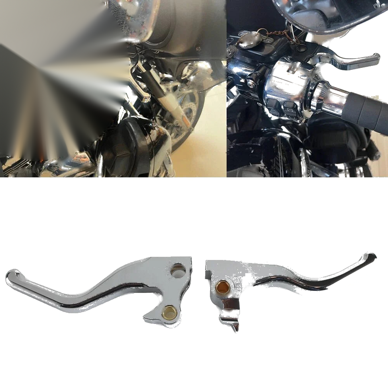 Harley Sportster XL1200NS XL1200T 5.3'' Chrome Brake Clutch Levers (2014-2023)