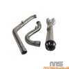 Harley Touring FLHTKL FLHTKSE FLHTCUI Exhaust System Muffler 2 Into 1 (2014-2023)