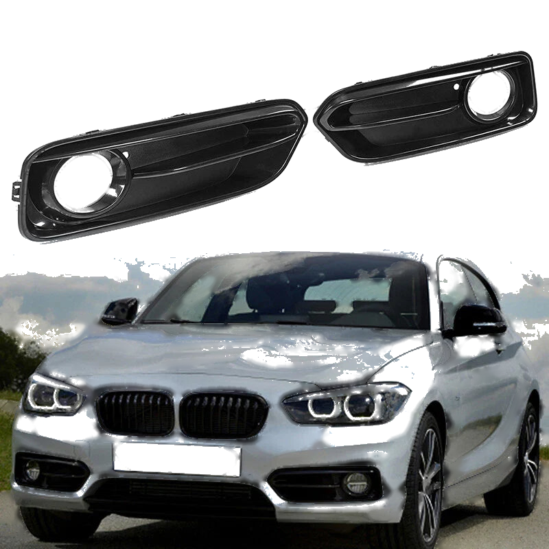 BMW 1 Series F20 F21 (2015-2019) 2 x Front Bumper Fog Light Grille Covers