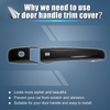 Dodge Durango 8pcs Exterior Side Door Handle Cover Trim (2011-2021)