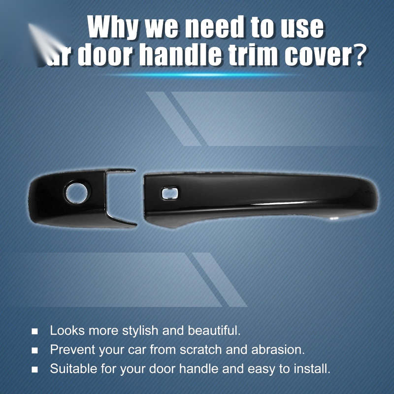 Dodge Durango 8pcs Exterior Side Door Handle Cover Trim (2011-2021)