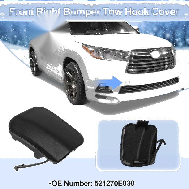 Toyota Highlander Right Front Tow Hook Cover Cap (2014–2016)