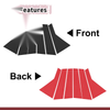 KIA Sorento 2015-2020 Black Door Pillar Window Trim ( Left & Right)