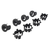 Jeep Wrangler JL JT Black Front Bumper Radar Probe Bracket (2018-2022)