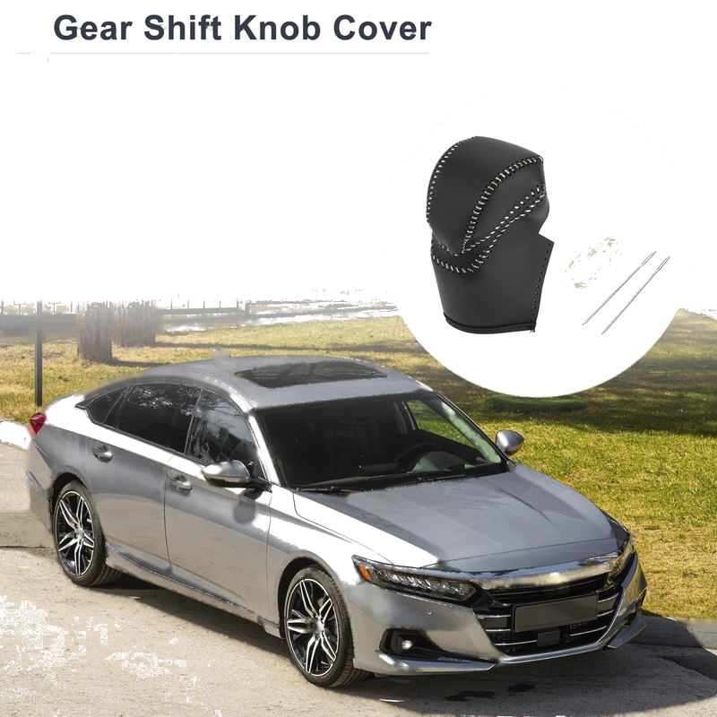 Honda Accord (2013-2017) Black Beige Car Gear Shift Knob Cover