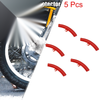 Motorcycle Car ATV Red 5 x Wheel Protector Tire Changing Rim Edge Savers