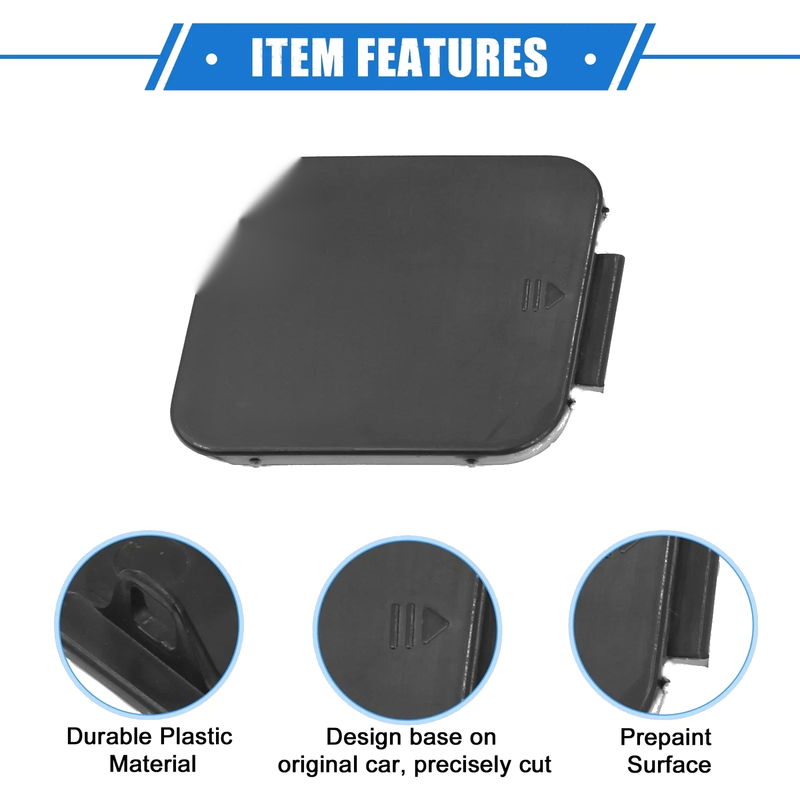 Mercedes-Benz W220 S500 Rear Bumper Tow Hook Eye Hole Cover (2003-2005)