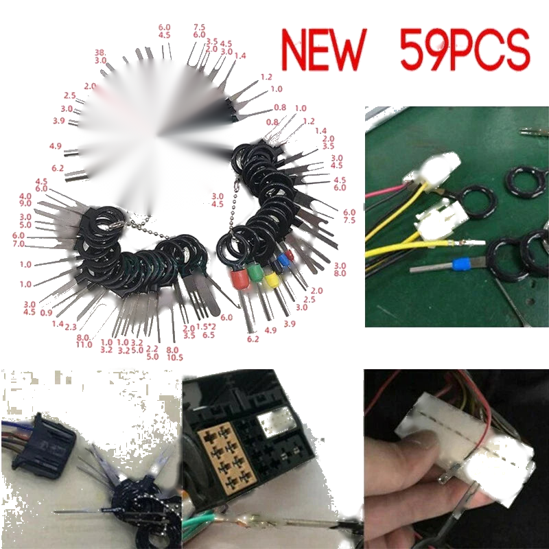 59x Car Terminal Removal Wiring Crimp Pin Puller Connector Tools