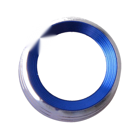 Blue Aluminum Car Auto Release Mirror Switch Knob Trim Cover Assembly