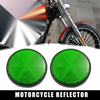 2 x 56mm Green Universal Round Reflective Self Adhesive Reflector