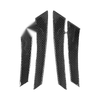 Mazda 3 4X Carbon Fiber Door Handle Pull Trim Covers (2010-2013)