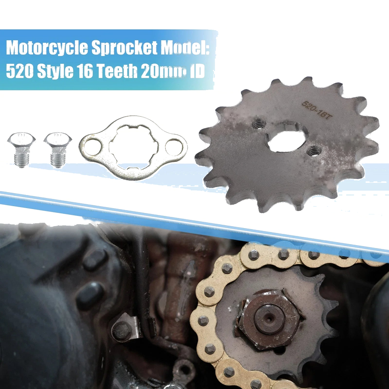 Dirt Pit Bike ATV Style 16 Teeth Front Engine Sprocket
