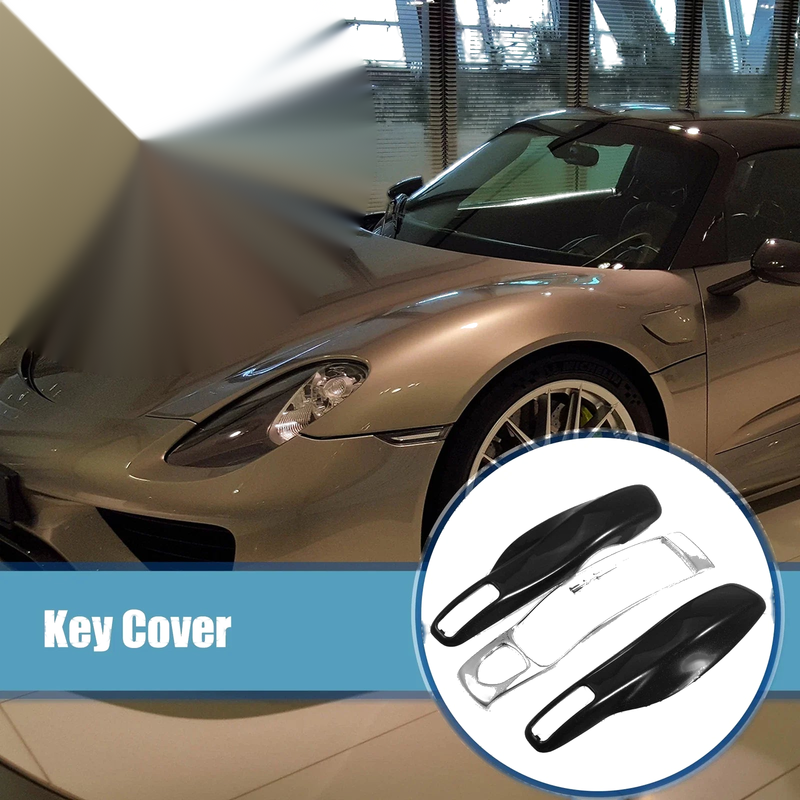 Porsche Macan Black Set Remote Key Shell Case
