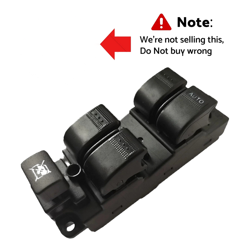 Mazda B2500, Bravo, Ford Ranger, Courier Power Window Switch (1998-2006)