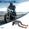 Yamaha YZF R1 Adjustable Brake Clutch Levers Titanium Handle Orange End