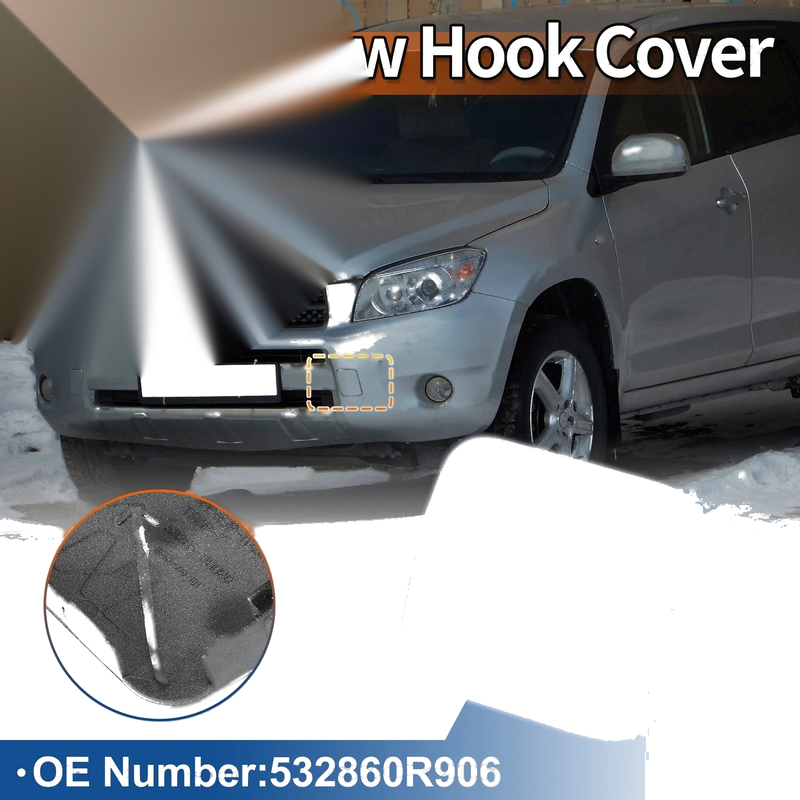 Toyota Rav4 Front Bumper Tow Hook Cover (2009–2011)