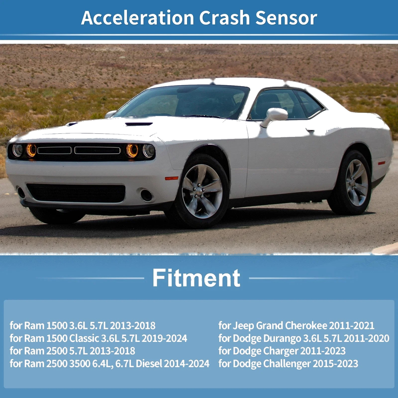 Ram 2500 3500 6.4L 6.7L Diesel Acceleration Crash Sensor (2014-2024)