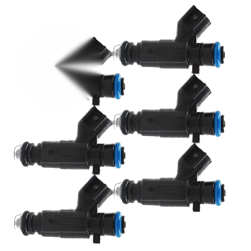Cadillac SRX CTS STS and Buick LaCrosse Set of 6 Fuel Injectors (2004–2008)
