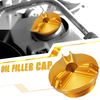 Yamaha YZF-R6 FZ750 FZ600 Oil Filler Cap Plug Cover Gold Tone