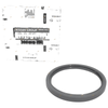Nissan Navara D21 D22 TD27 Rear Crankshaft Engine Oil Seal 2.7L