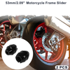 Make Model 16mm Aluminum Alloy Motorcycle Slider Frame 2 x Black