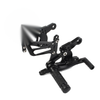 Honda CBR400RR NC29 1993-1999 Black CNC Rearsets Footpegs