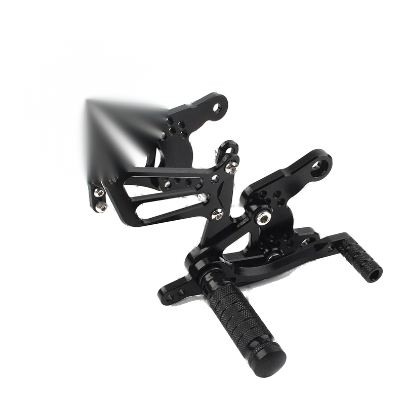 Honda CBR400RR NC29 1993-1999 Black CNC Rearsets Footpegs