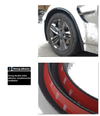 SUV 1.5m Wheel Fender Extension Moulding Flares Trim